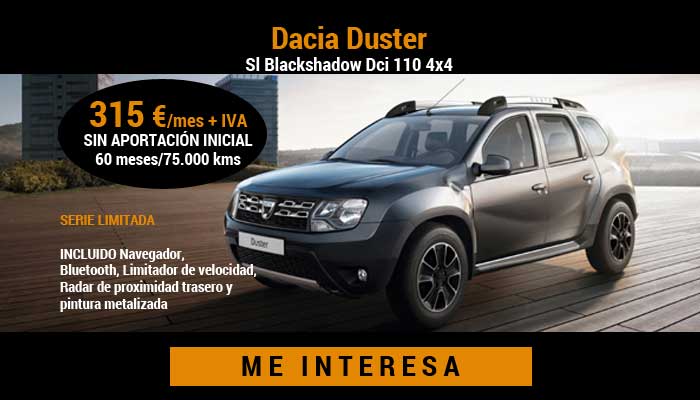 Dacia Duster Sl Blackshadow Dci 110 4x4