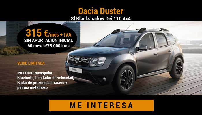 Dacia Duster Sl Blackshadow Dci 110 4x4
