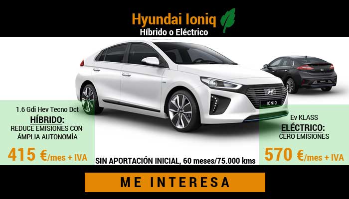 Hyundai Ioniq Híbrido o Eléctrico
