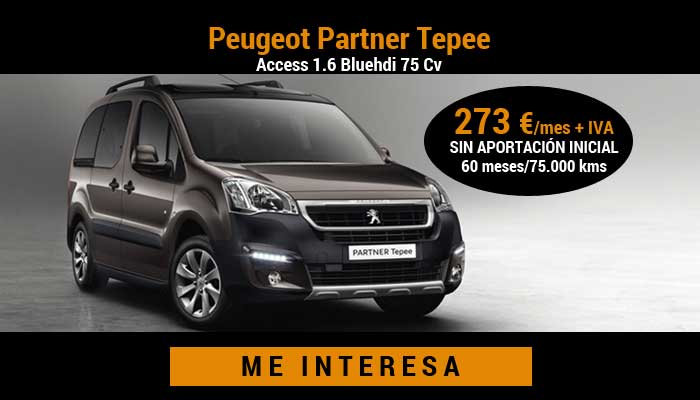 Peugeot Partner Tepee Access 1.6 Bluehdi 75 Cv